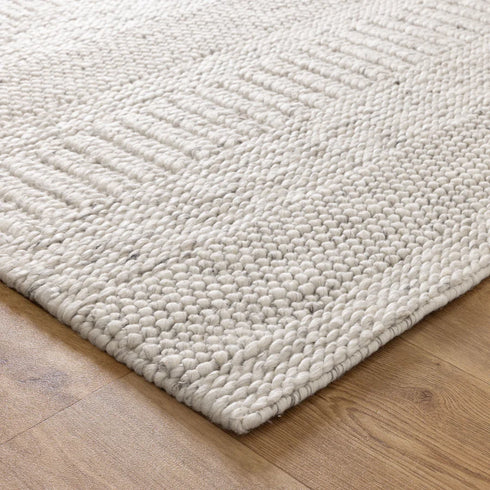 IN STORE ONLY - Privilege 002 - Ivory Wool Rug