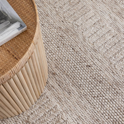 IN STORE ONLY - Privilege 002 - Beige Wool Rug