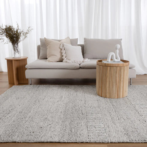 IN STORE ONLY - Privilege 002 - Grey Wool Rug