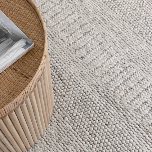 IN STORE ONLY - Privilege 002 - Ivory Wool Rug