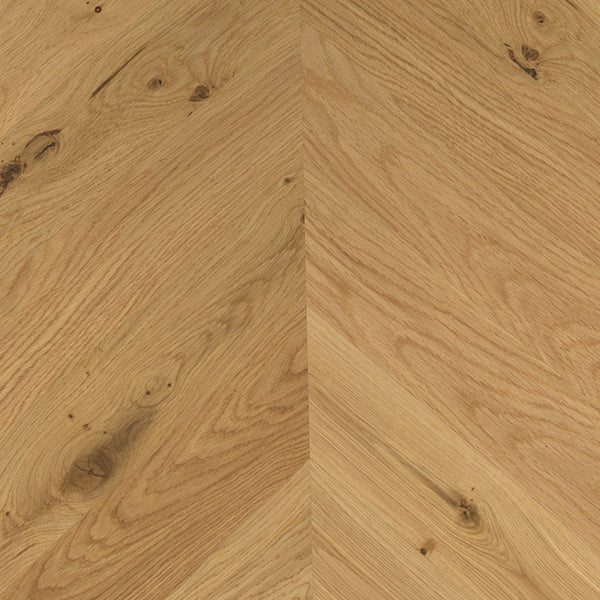 14/3mm Engineered Timber - Corsica Chevron - Natural Oak Brush