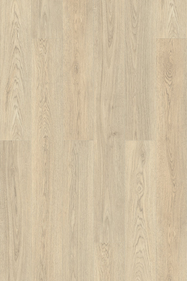 Beige wood grain texture hybrid flooring