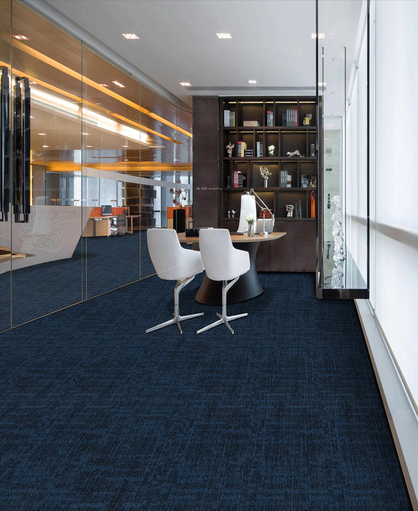 3mm Commercial Carpet Tiles - Lakeside - Navy
