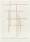 Highlands Abstract Beige Lines Washable Wool Rug - Adore Rugs & Flooring