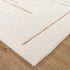 Highlands Abstract Beige Lines Washable Wool Rug - Adore Rugs & Flooring