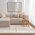 Highlands Abstract Beige Lines Washable Wool Rug - Adore Rugs & Flooring