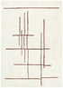 Highlands Abstract Terracotta Lines Washable Wool Rug - Adore Rugs & Flooring