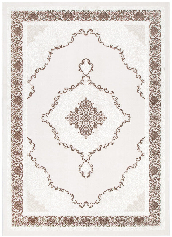 Amalfi Oriental Medallion Brown Rug - AMAL05