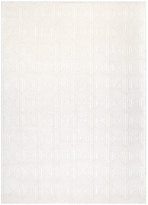 Amalfi Intricate Diamonds Cream Rug - AMAL06
