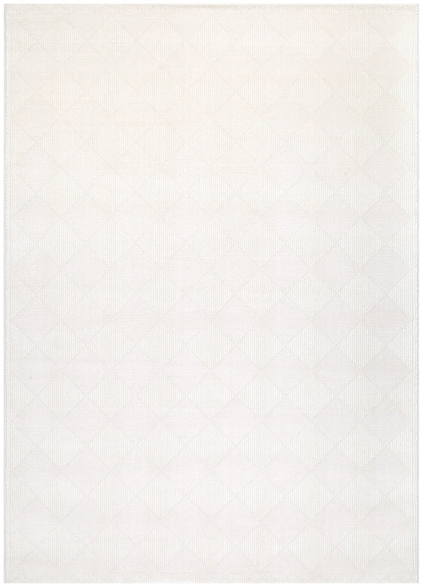 Amalfi Intricate Diamonds Cream Rug - AMAL06