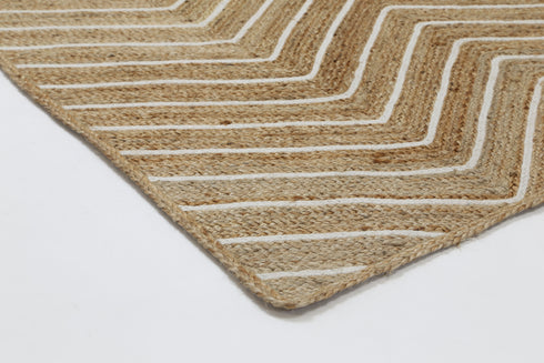 Artisan Natural Chevron Jute Rug - Adore Rugs & Flooring