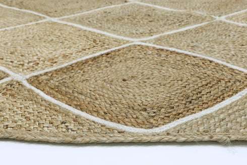 Artisan Natural Diamond Jute Rug - Adore Rugs & Flooring