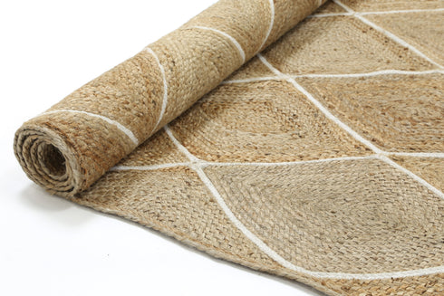 Artisan Natural Diamond Jute Rug - Adore Rugs & Flooring