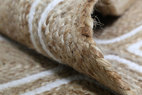 Artisan Natural Parquetry Jute Rug - Adore Rugs & Flooring