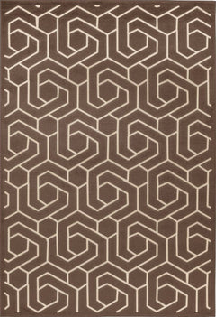 Amira 202 Taupe - Geometric Rug Brown