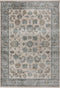 Antigua 702 Beige Vintage Inspired Floral Rug, full view