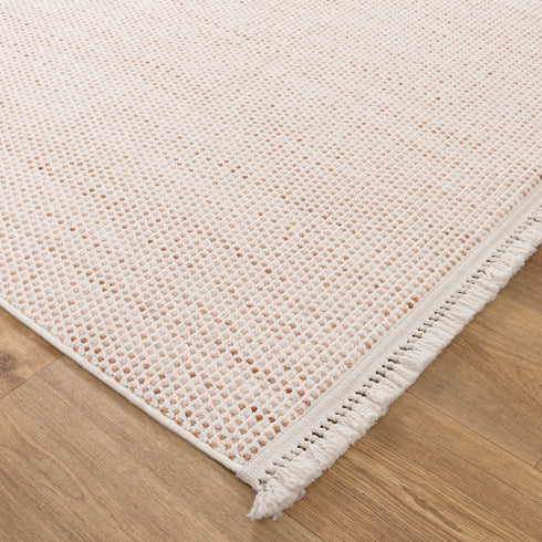 Berno Ivory Pink Loop Rug - B003 - Adore Rugs & Flooring