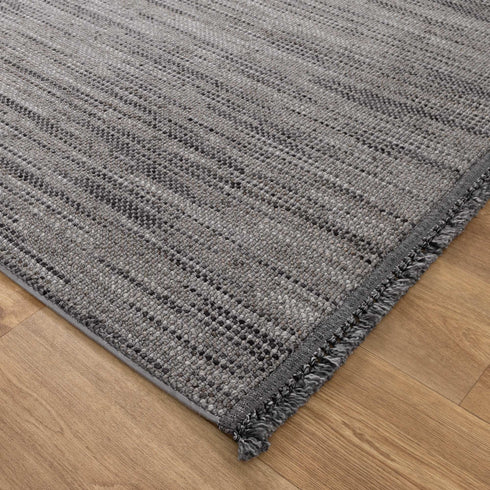 Berno Charcoal Loop Rug - B005 - Adore Rugs & Flooring
