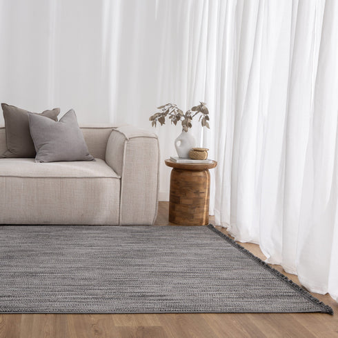 Berno Charcoal Loop Rug - B005 - Adore Rugs & Flooring