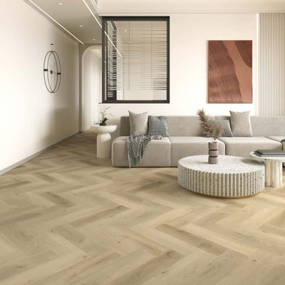 Blonde Oak Herringbone