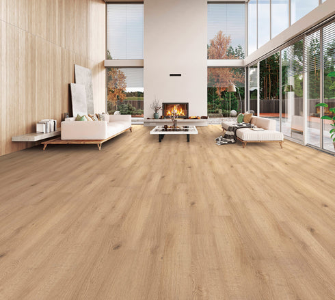 8mm Hybrid - Blonde Oak - Stonefloor