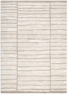 Clara Distressed Thick Lines Beige Grey Rug - C107