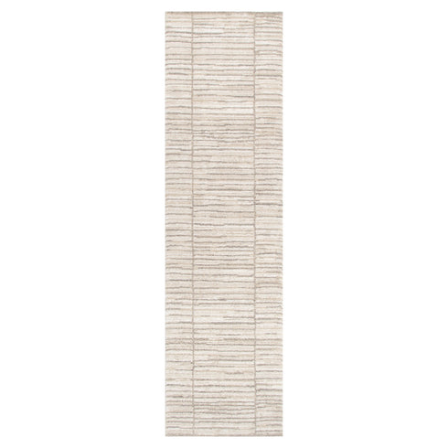 Clara Distressed Thick Lines Beige Grey Rug - C107 - Adore Rugs & Flooring