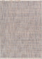 Cherie Distressed Lines Beige Grey Rug - CH05, full view