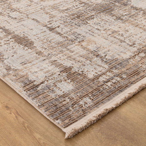 Cherie Distressed Look Watercolour Beige Grey Rug - CH08 - Adore Rugs & Flooring