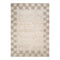 Eco Weave Checkered Border Cream Beige Wool and Jute Rug - Adore Rugs & Flooring