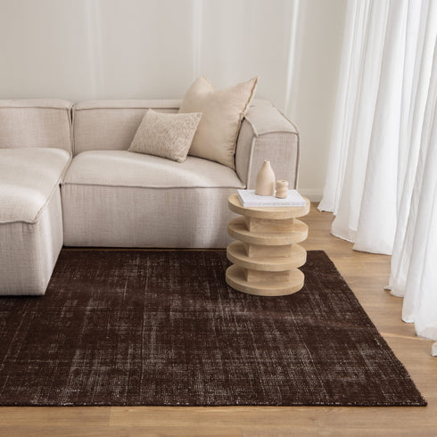 Harbour Chocolate Brown Indoor Outdoor Rug - Adore Rugs & Flooring