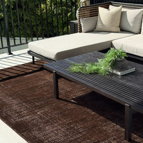 Harbour Chocolate Brown Indoor Outdoor Rug - Adore Rugs & Flooring