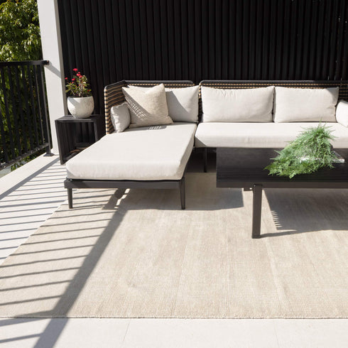 Harbour Cream Indoor Outdoor Rug - Adore Rugs & Flooring