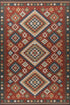 Capri 301 Multi Red Outdoor Rug, full view