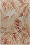 Capri 307 Multi - Leaf Pattern Outdoor Rug, full view