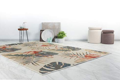 Beige Base Outdoor Rug - Adore Rugs & Flooring