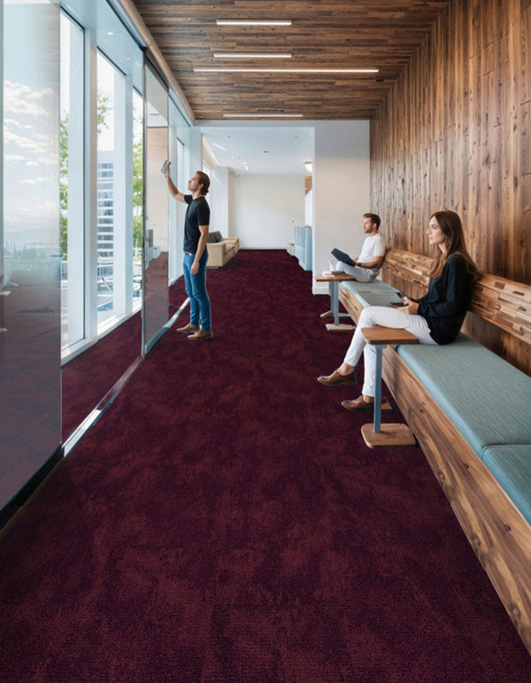 Maroon Carpet Tile