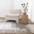 Dorado Grey Beige Faded Abstract Rug - D005