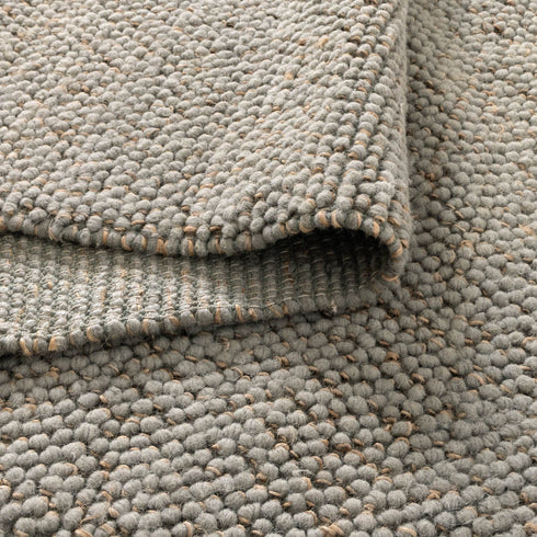 Eco Weave Duck Egg Blue Wool and Jute Rug - Adore Rugs & Flooring