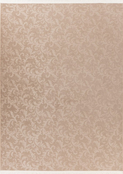 Damla 211 Taupe - Washable Brown Rug, full view