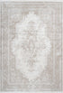 Pierre Cardin Elysee 902 Cream Designer Rug with Border and Medallion, full view