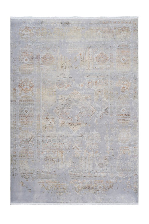 Fashion 901 Silver Vintage Style Acrylic Rug - ADORE RUGS and FLOORING
