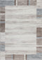 Feeling 500 Pastel Blue Plain Border Thick Rug, full view