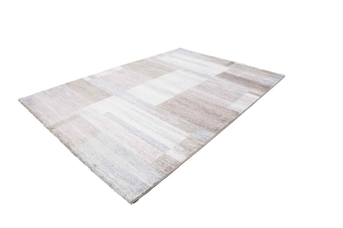 Feeling 501 Pastel Blue Simple Thick Geometric Rug - ADORE RUGS and FLOORING