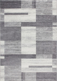 Feeling 501 Silver Checkered Thick Rug