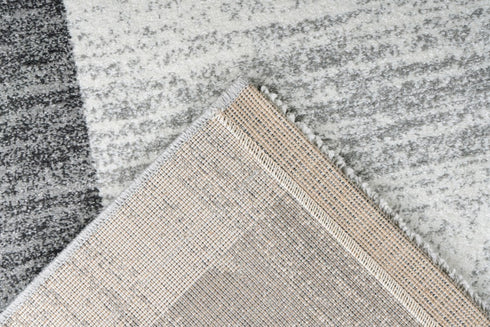 Feeling 501 Silver Checkered Thick Rug - Adore Rugs & Flooring