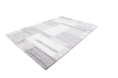 Feeling 501 Silver Checkered Thick Rug - Adore Rugs & Flooring