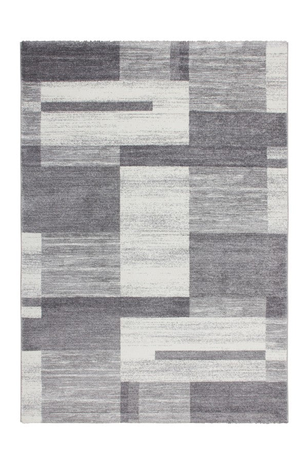 Feeling 501 Silver Checkered Thick Rug - Adore Rugs & Flooring