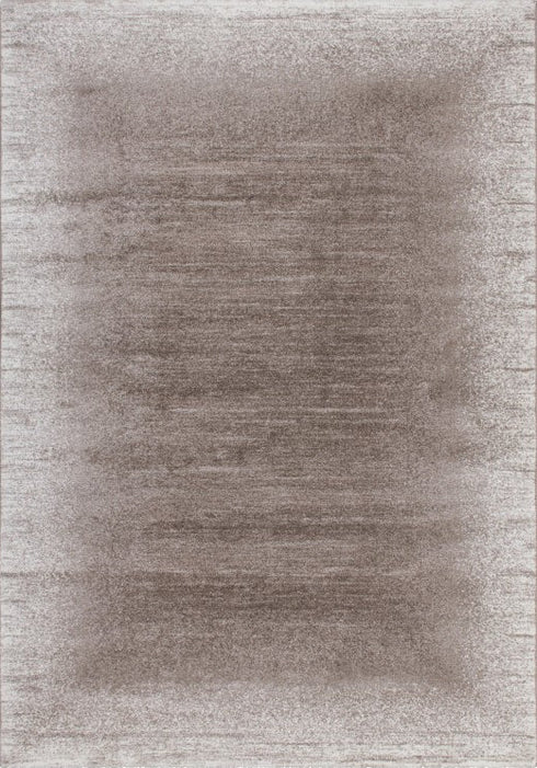 Feeling 502 Beige Plain Thick Rug, full view