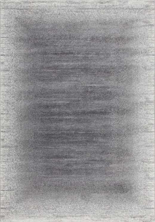 Feeling 502 Silver Plain Thick Rug, full view